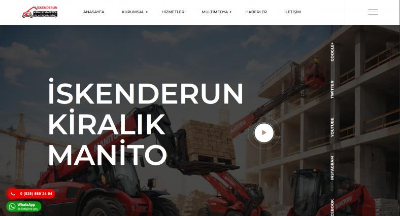 İskenderun Kiralık Manitou Platform Vinç